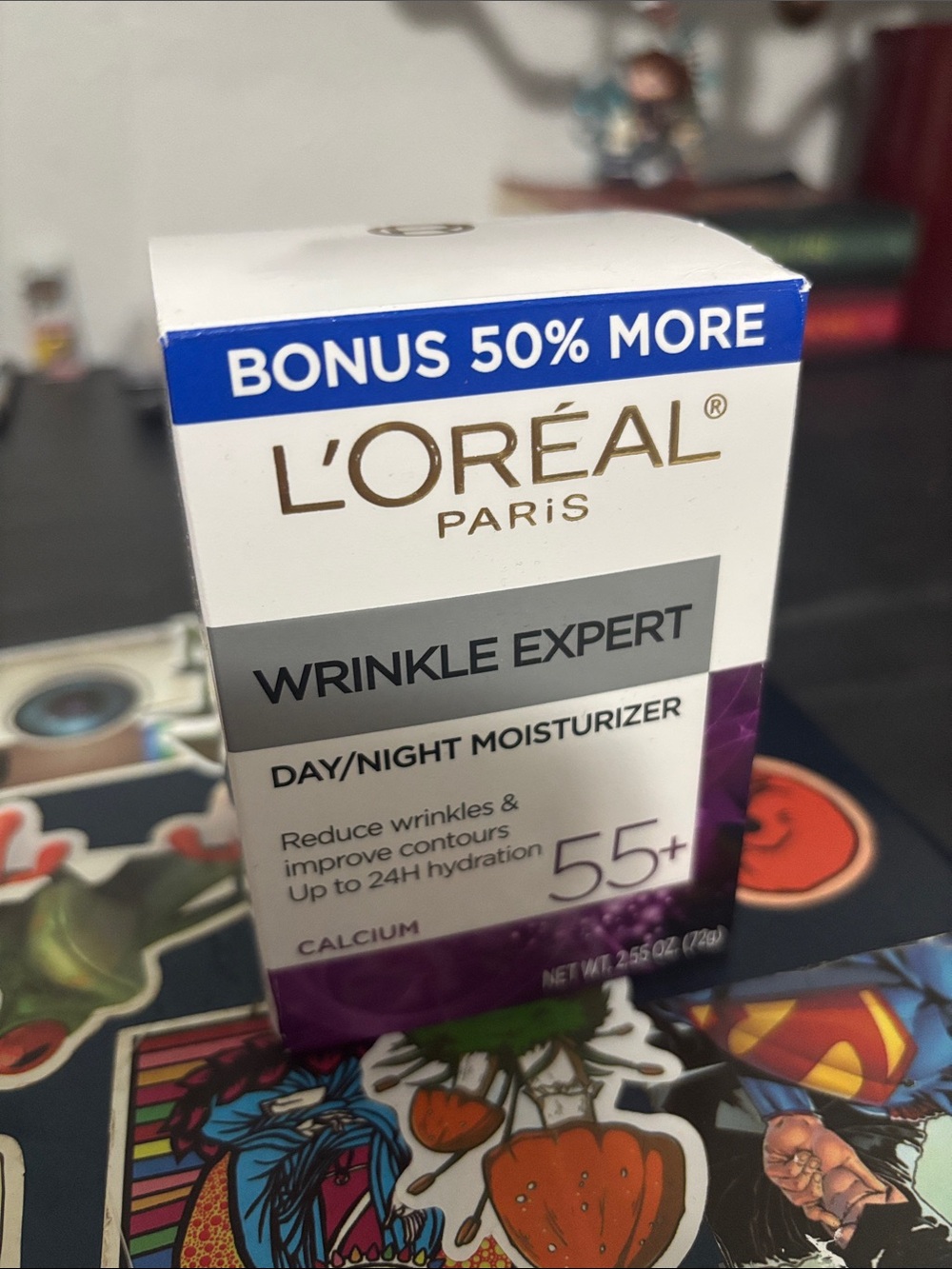 Wrinkle Expert Day/Night Moisturizer 55+ - White & Purple